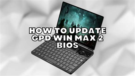 gpd win bios downgrade